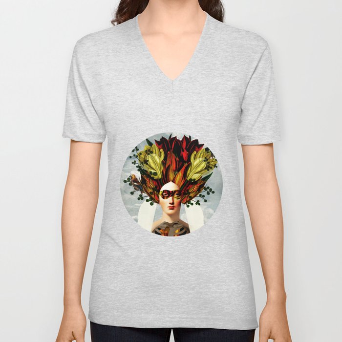 The mother of tulips V Neck T Shirt