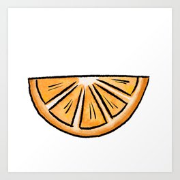Orange Slice Art Print