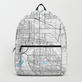 Aurora City Map of Colorado, USA - Circle Backpack