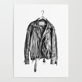 Leather Jacket Poster