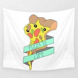 Pizza is Life Wall Tapestry