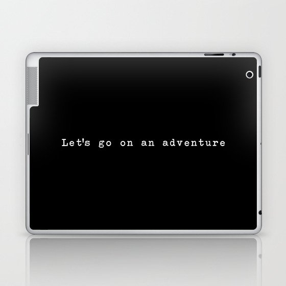 Adventure [Black] Laptop & iPad Skin