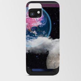 Earth vs. Moon iPhone Card Case