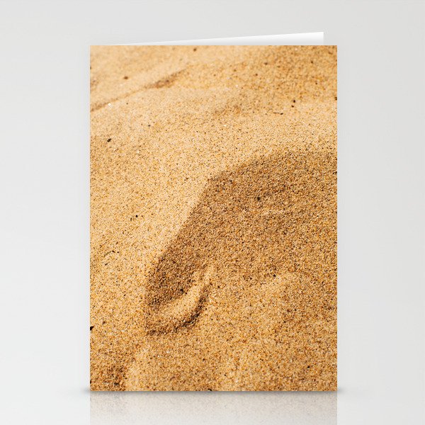 Sand close-up | Summer photography Stationery Cards