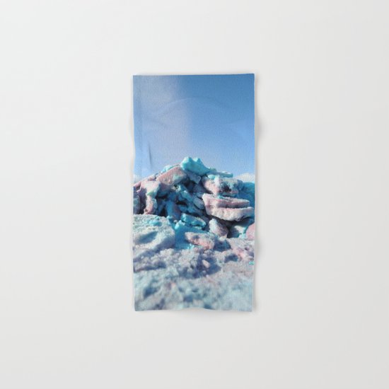 Having Fun in the Winter - Colored Snow #1 #art #society6 Hand & Bath Towel