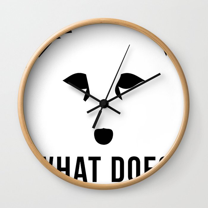 What Does The Fox Say? Wall Clock