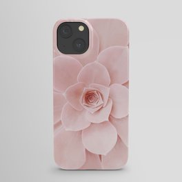 Blush Succulent iPhone Case