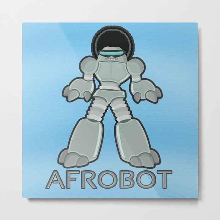 Afrobot Metal Print