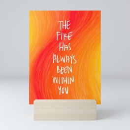 THE FIRE Mini Art Print