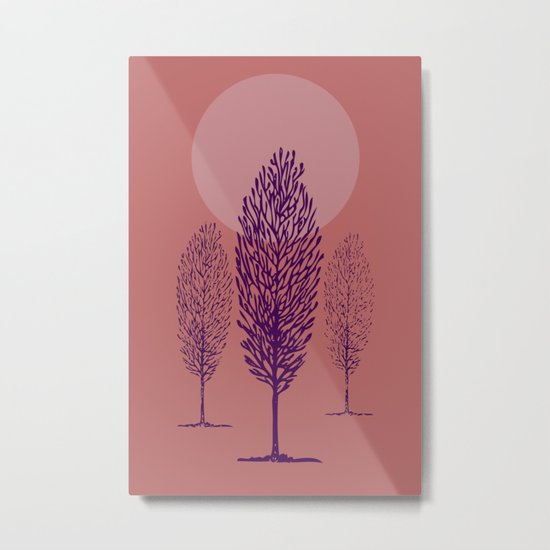 rosa di sera Metal Print