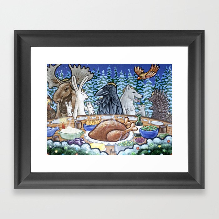 Everyone Is Invited To The Feast Framed Art Print