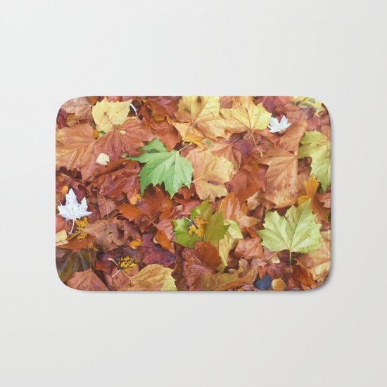 Autumn Leaves Bath Mat