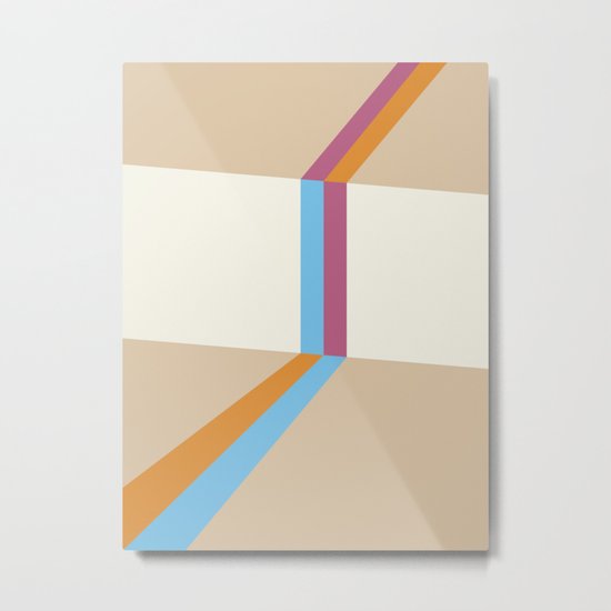 Poligonal 177 Metal Print