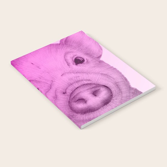 Piggy in Pink Notebook