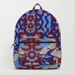 Red, White, and Blue Pattern v2 Backpack