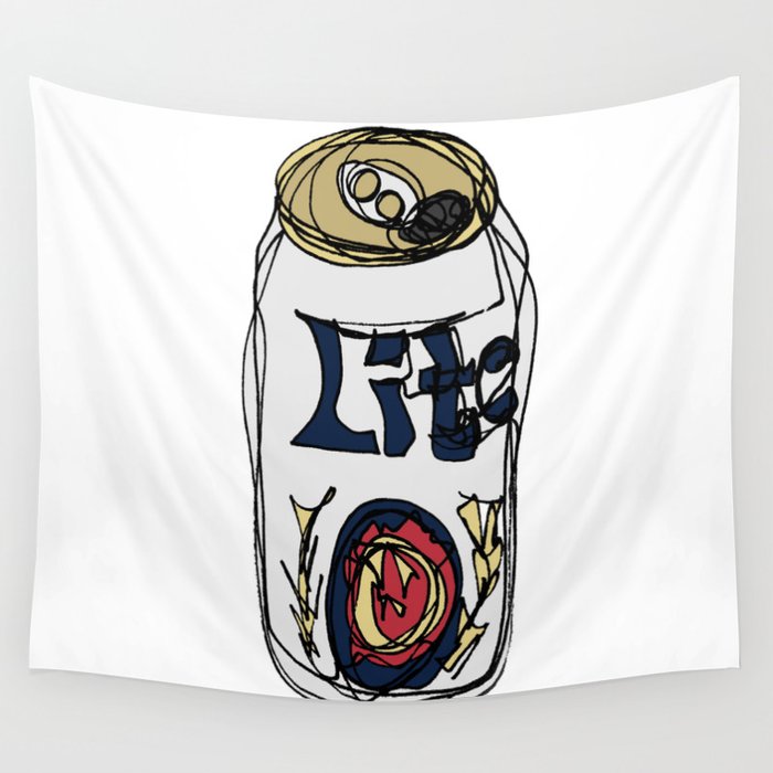 Miller Lite Can Wall Tapestry By Kandusjohnson Society6