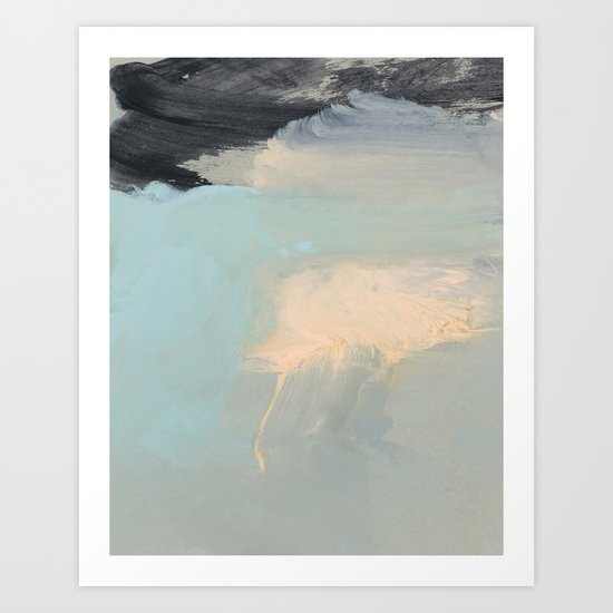 minimal brushtrokes 2 Art Print