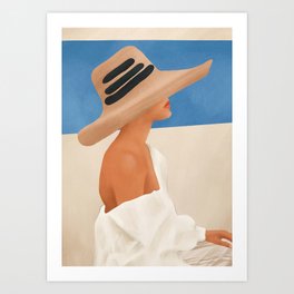 Summer Hat Art Print