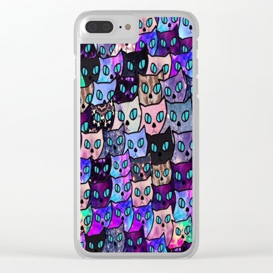 cat-64 Clear iPhone Case