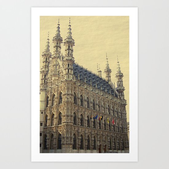 Historical Townhall Art Print
