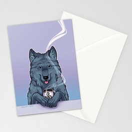 Tea Wolf Stationery Cards