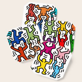 Homage to Keith Haring Acrobats II Coaster