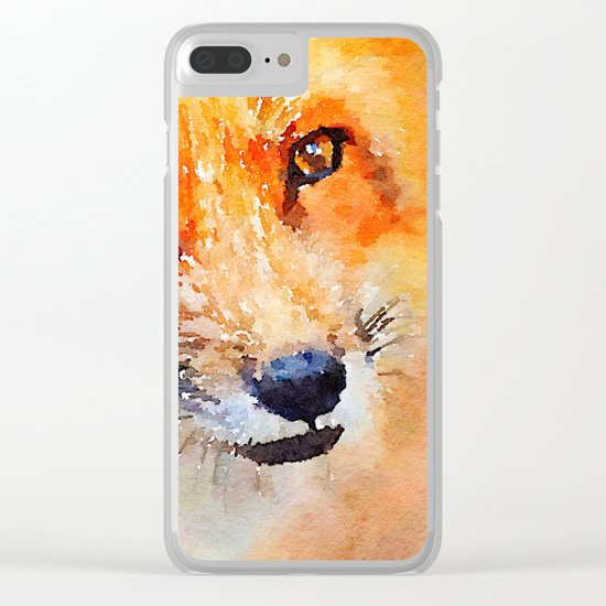 Fox 2 Clear iPhone Case