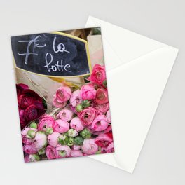 Paris Marché Flower Piles Stationery Cards