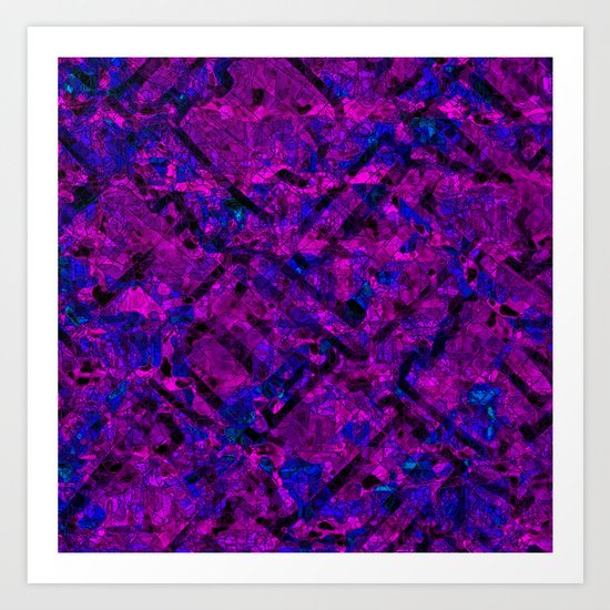 Vitrage (Purple) Art Print