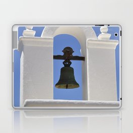 Spain Photography - Church Bell Under The Blue Sky Laptop Skin