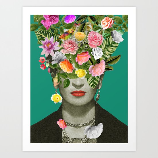 Frida Floral Art Print