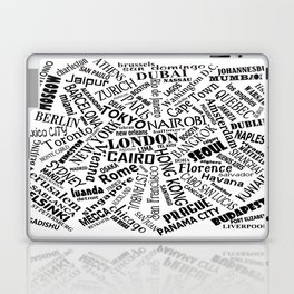 CITIES OF THE WORLD Laptop & iPad Skin