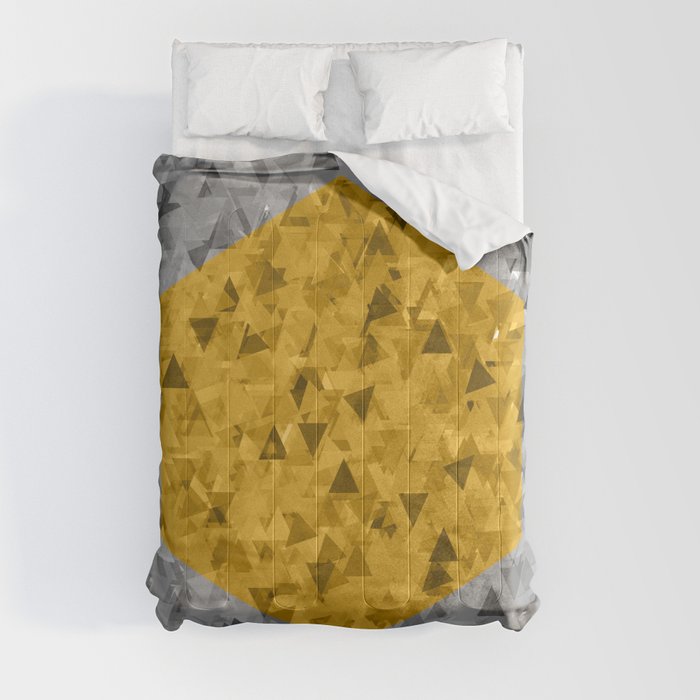 Gold Hex Comforter