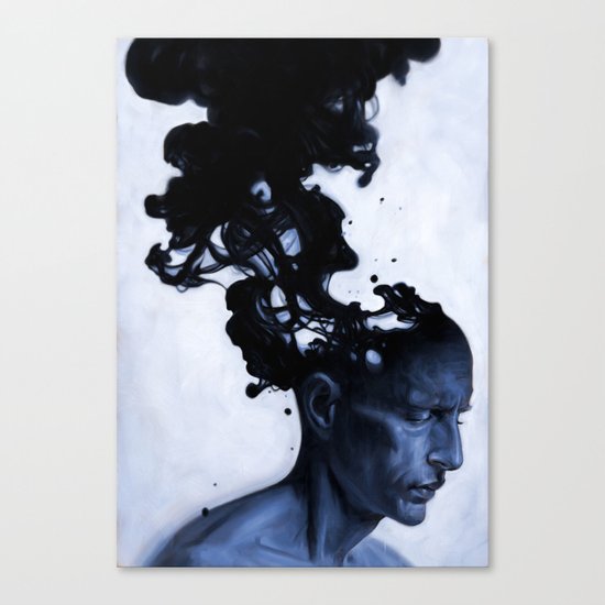 Dark Thoughts Canvas Print