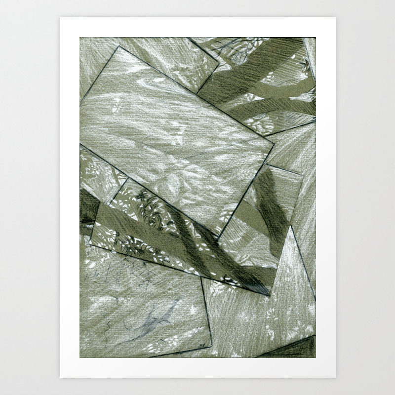 Abstract Tree Mirrors 2 Art Print By Rixturey Society6