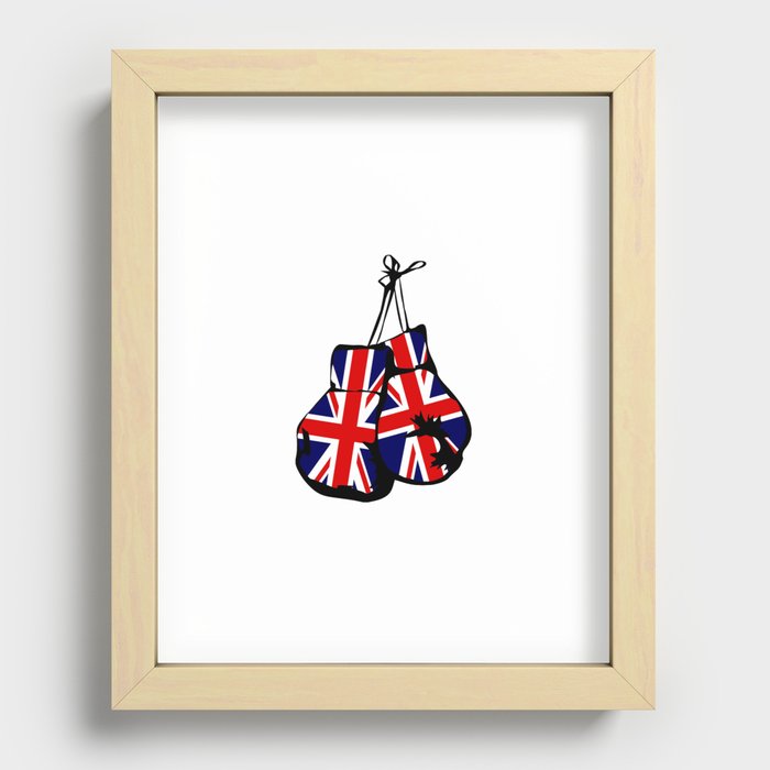 Boxing Recessed Framed Print