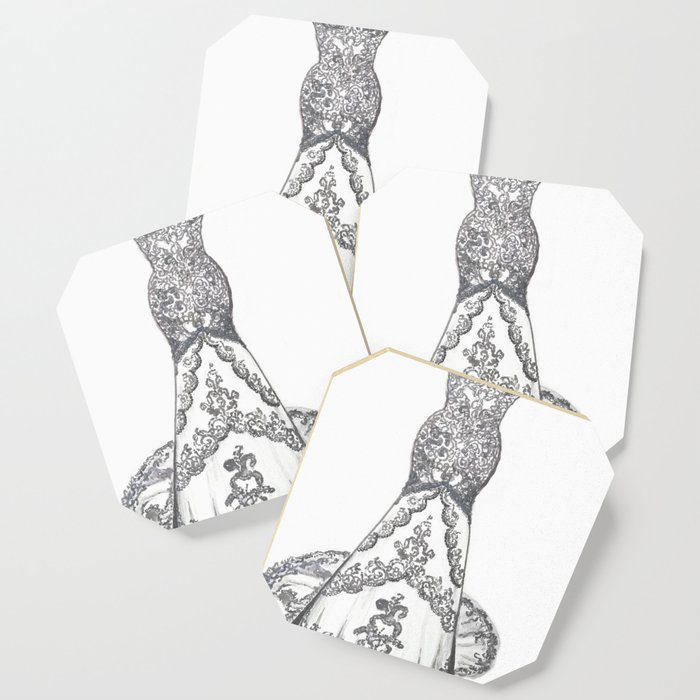 Wedding dress drawing bridesmaids gift Wedding dress sketch