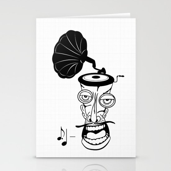 Music In My Head Stationery Cards