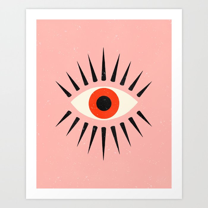 Red Eye Art Print