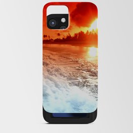 Ocean Waves Sunrise iPhone Card Case