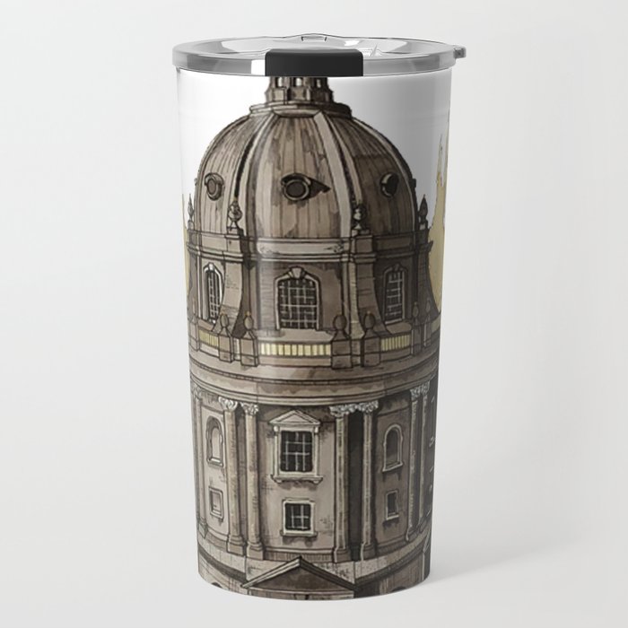 Architectural Study w/ Coffee Stain Travel Mug