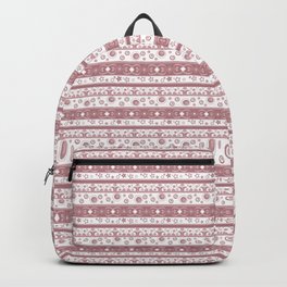 Geometric pattern , pattern pink Backpack