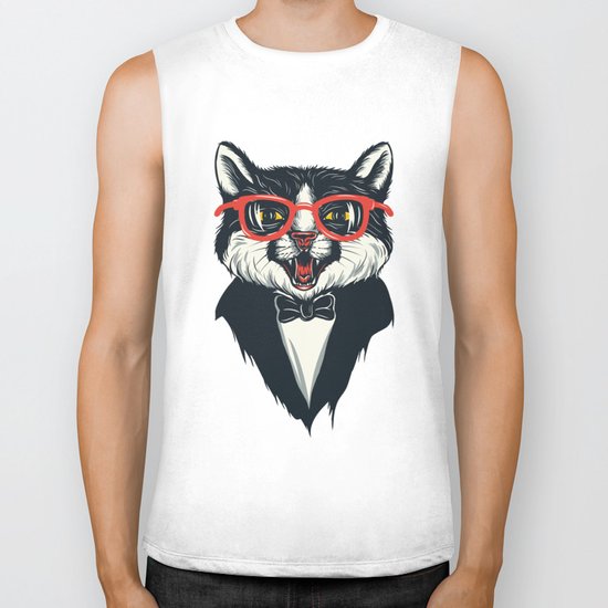cat Biker Tank
