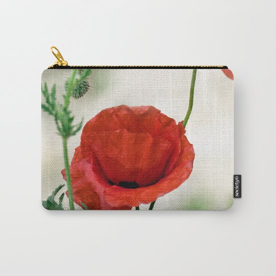Red poppy Carry-All Pouch