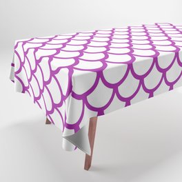 Scales (Purple & White Pattern) Tablecloth