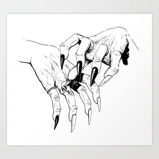 Which Witch Hands Art Print