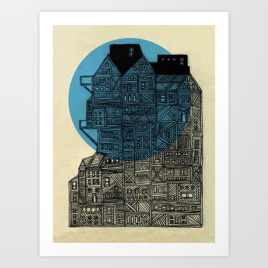 Night vision Art Print