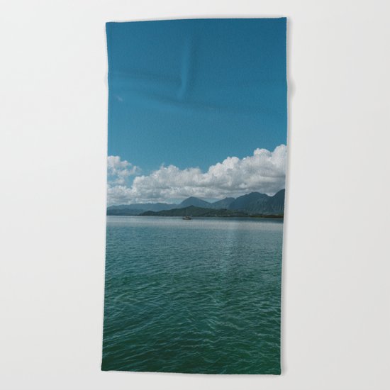 Hawaiian View Beach Towel