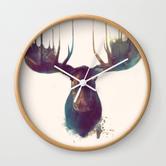 Moose Wall Clock