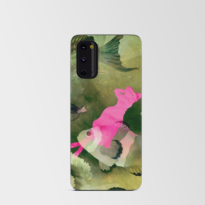 daydreaming about the ocean Android Card Case
